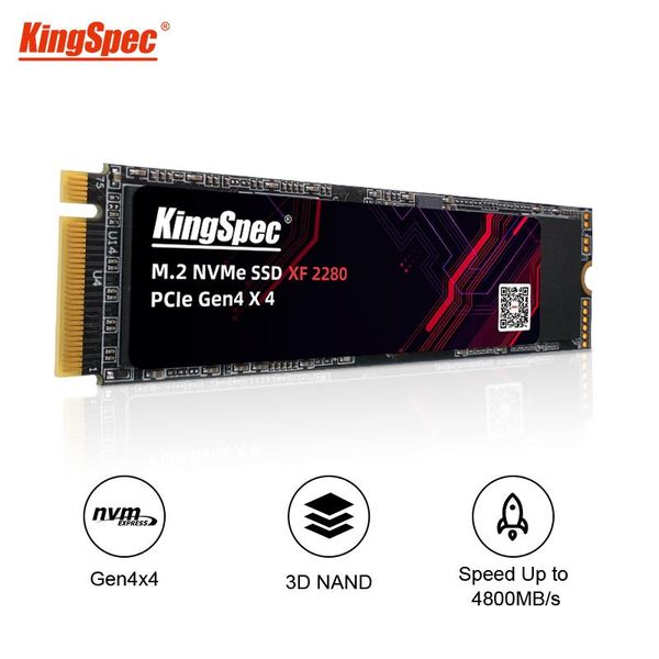 Antriebskingspec SSD M.2 NVME 256G 512GB 1TB 2TB 4TB M2 2280 PCIE 4.0 SD NMVE Gen4 Hartplattenantrieb interne Laufwerke für Laptop -PC