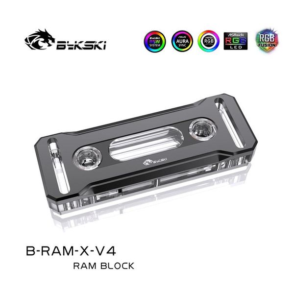 Охлаждение Bykski Ram Block Используется для двойного или 4 -канального канала с 2PCS / 4PCS Armor PC