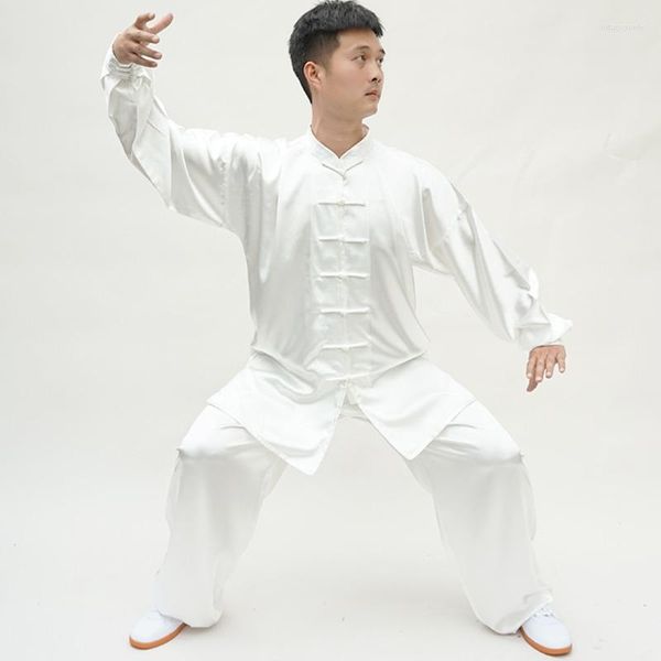 Ethnische Kleidung Taichi Wushu Uniform Traditionelle chinesische Uniformen Erwachsene Morgengymnastik Top Hosen Kampfsport Wing Chun Anzug