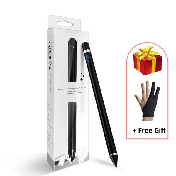 Stifte Active Stylus Pen Universal kapazitiver Touchscreme Bleistift für iOS/Android -Tablet Mobiltelefone Schreiben von Zeichnen für iPhone x XR