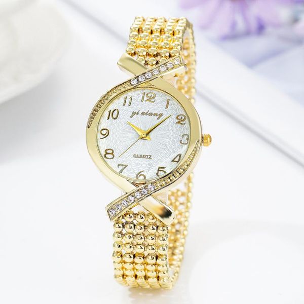 Женские часы, часы высокого качества, браслет из розового золота, кварцевые часы с батарейкой, модные часы 35 мм