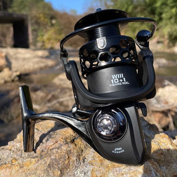 Accessori Ree Metal Spinning Reel Ratio 5.2 1 Smooth Long Distance Gear 2000-5000 Searies Pesca in mare P230529