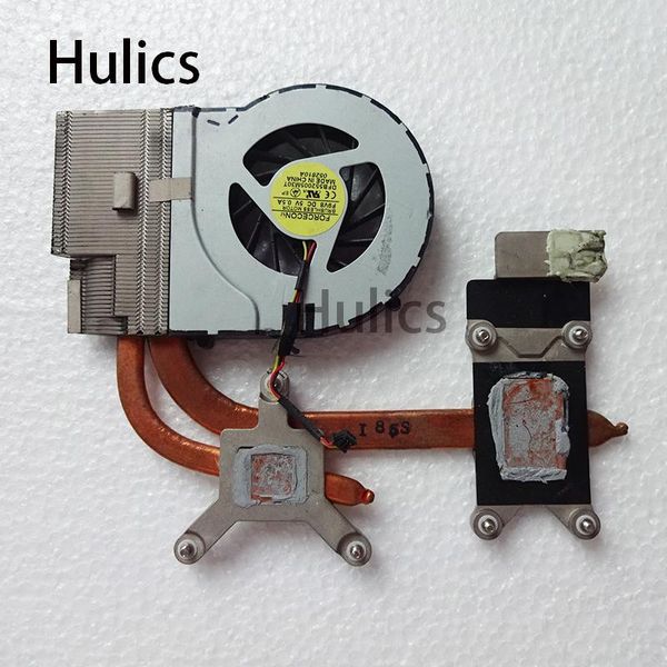 Pads Hulics Original для HP Pavilion DV63000 DV74000 Охлаждающий радиатор с вентилятором 610777001 610778001 637610001 DV6 DV7