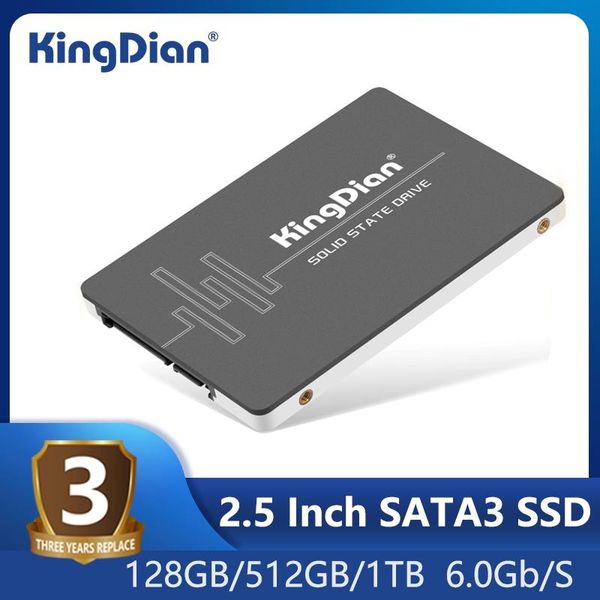 Приводит в движение Kingdian SSD SATA III 60 ГБ 120 ГБ 128 ГБ 240 ГБ 256 ГБ 480 ГБ 512 ГБ 1 ТБ 2 ТБ диск с жестким диском 2,5 дюйма 7 мм (0,28 