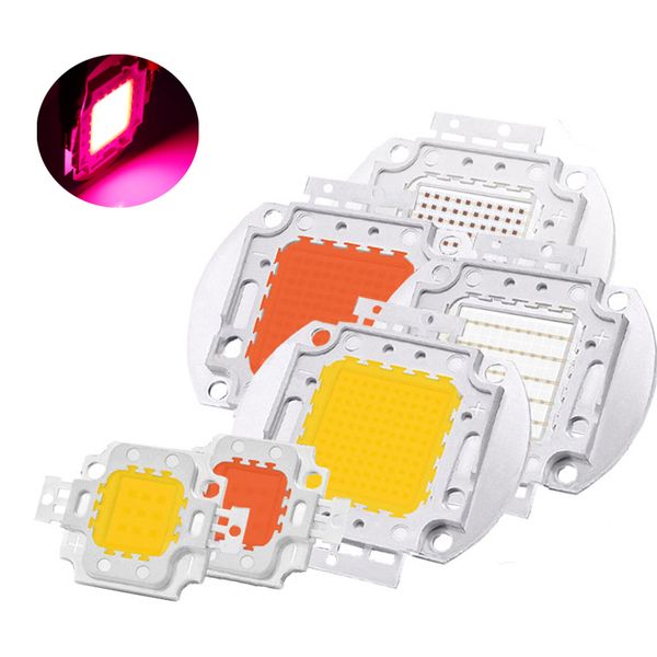 LED-Chip, 50 W, Sonnenlicht, volles Spektrum, Pflanzenwachstumslicht, 380 nm – 840 nm, superhelles SMD-COB-Licht für DIY Hydrokultur-Blumen, Wachstumslampe, Sämlinge oemled