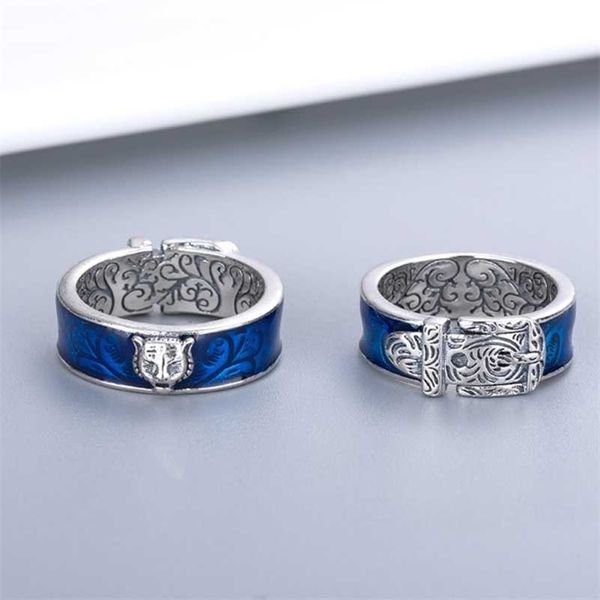 designer de joias pulseira colar anel Xiao mesmo anel masculino japonês feminino par