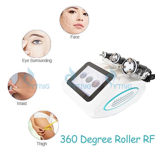 RF Radiofrequenz 360 Grad automatische rotierende Vibration LED-Licht Physiotherapie Körper schlankmachende Facelifting-Maschine