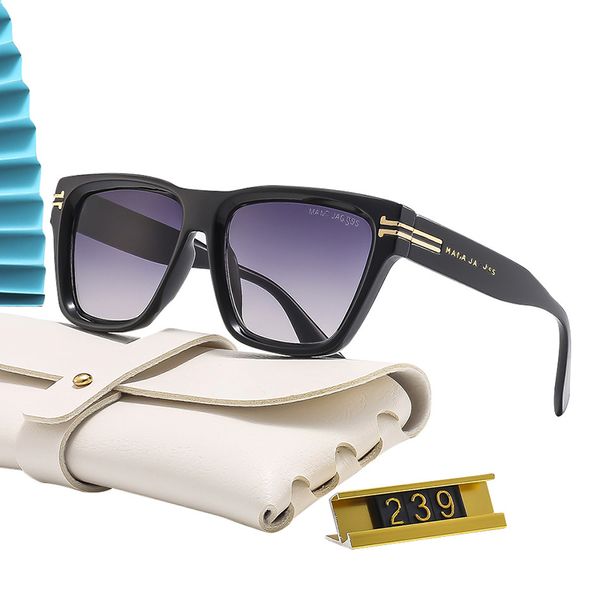 Luxury Brand Cat Eye Sunglasses Design Jacobs Ladies Sun Glasses for Women Mirror Marc Pink Eyewear Cateye Oculos