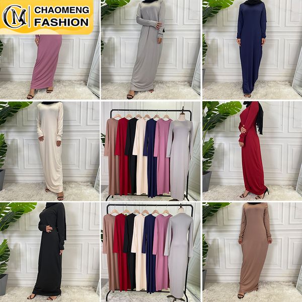 Ethnische Kleidung All-Match Ankünfte Muslim für Frauen Hijab Kleid Naher Osten Dubai Abaya Türkei Kaftan Islamische Kleidung Femme Arabisch Vestido 230529