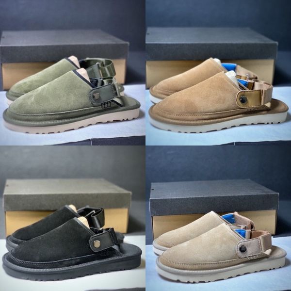 Paste baotou chinelos top clássico designer sandálias moda masculina mocassins anti-pele verão sapatos de praia ao ar livre Sapatos casuais respiráveis confortáveis sapatilhas ajustáveis