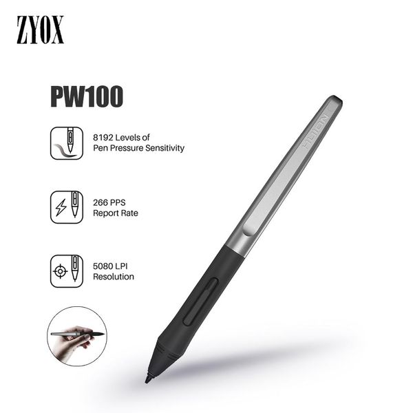 Таблетки для Huion PW100 Batteryfree Stylus для HS64 HS610 H640P H950P H1060P H1161 H610Prov2 H320M Графический планшет