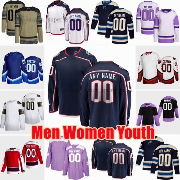 Personalizado S-6XL Filme College Hockey usa Jersey Johnny Gaudreau Zach Werenski Joonas Korpisalo Boone Jenner Gavin Bayreuther Jake Bean Bemstrom