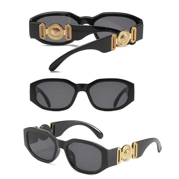 Óculos de sol Brand Luxo Moda de luxo ao ar livre Verão Black Gold Classic VINTAGE VIILVIMENT GULOS POLARIDOS POLARIZADOS HOMENS E MULHIMAS