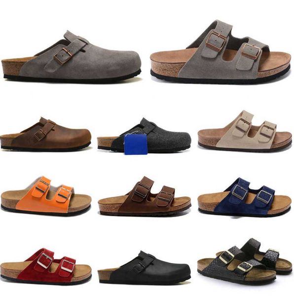 Sandálias 2023 birkens tock designer arizona masculina mulher marrom microfibra birko-flor sliders boston macias macias tacos de caldas de caldo interno sapatos de lison slippers 77ess