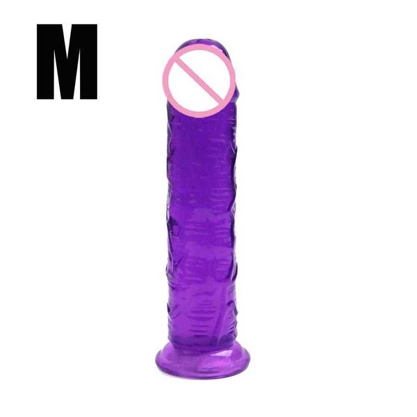 Brinquedo massageador Sexo Realista Vibrador com Ventosa Flexível Enorme Pênis Falso para Mulheres Corpo-seguro Big Anal Butt Plug Sex Toy Shop AdultERKQ 1RH6F