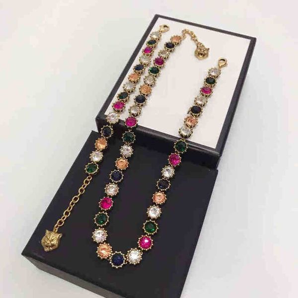 designer de joias pulseira colar anel acessórios antigo pulseira masculina feminina usada animal série borboleta cor diamante de alta qualidade