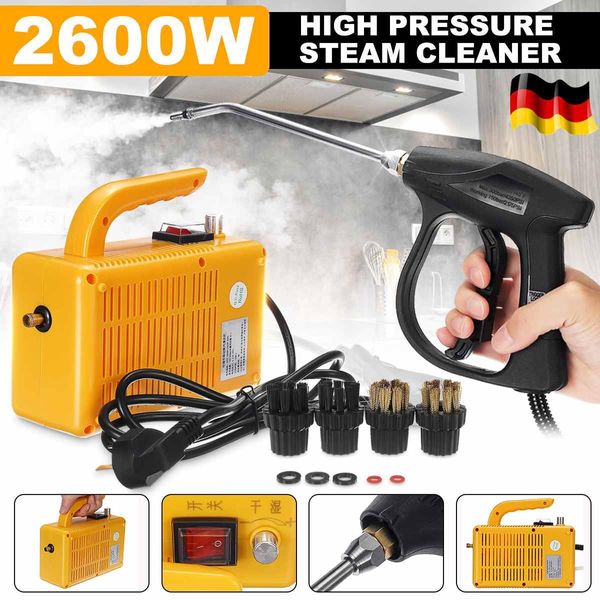 Geräte 110V 220 V 2600W Haushalt Elektrische Dampfreiniger 2600W Tragbarer Handheld Dampfer Car Küchenbürste Reinigung