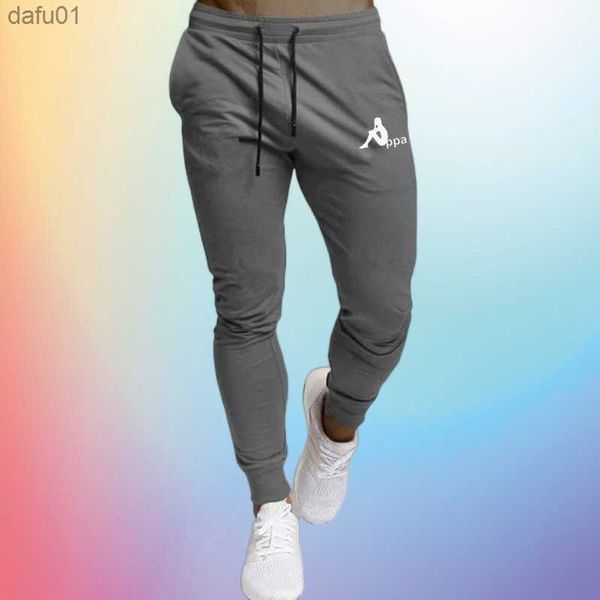 Calça masculina calça masculina calças casuais que executam calças de corrida calças de ginástica nas calças de esportes finos e outono S-3xl (spot) L230520