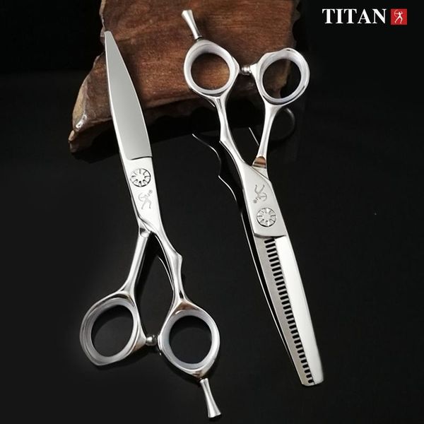 Инструменты Титан, высокое качество, шариковый винт для бороды, ручная работа, острые ножницы для стрижки волос из стали VG10, бесплатная доставка