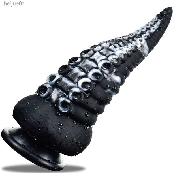 Взрослые игрушки монстр фаллоимитатор Lesbian Огромная анальная игрушка всасывание для взрослых секс -продукт осьминог с осью осьминог