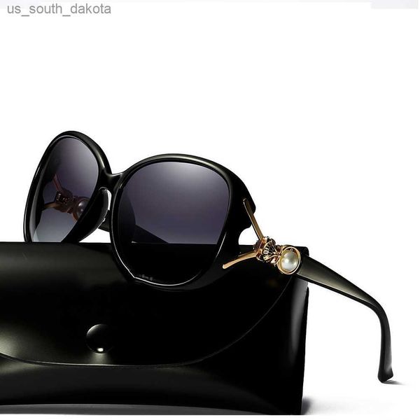 Compras Óculos de sol para motorista de praia Óculos de sol femininos com espelho polarizado Custom Made Miopia Menos Prescrição -1 a -6 L230523