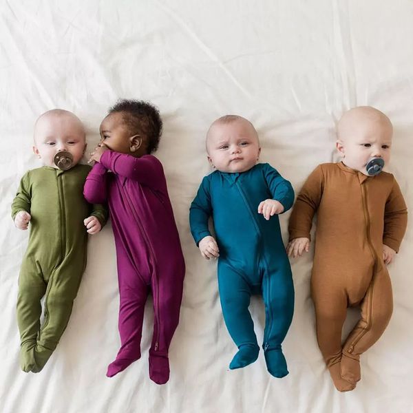 Dompers Bamboo Fibre Maddler Jompsiet Baby Romper Одежда