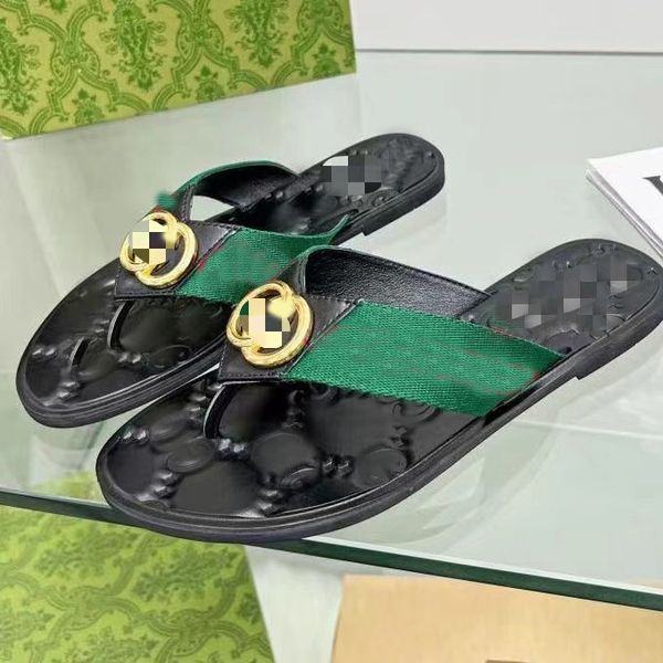 Designer Frau Hausschuhe Männer Slipper Getriebe Böden Flip Flops Frauen Luxus Sandalen Mode kausalen Flip Flop Größe 35-43