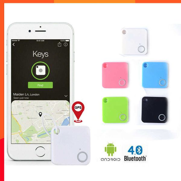 Yeni Mini Fayans Mate Mate GPS Bluetooth uyumlu izleyici Anahtar Bulucu Bulucu Anti-Lose Cihaz Araba GPS Tracker Köpek Tracker