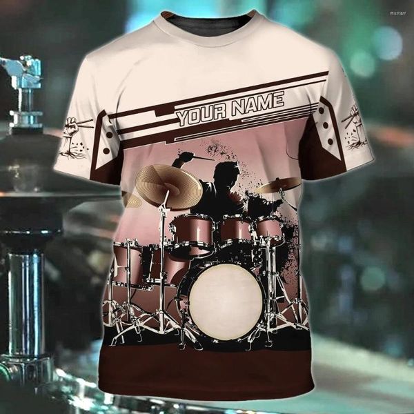 Polo da uomo PL Star Universe Camicia stampata 3D Nome personalizzato Musica Amore Estate Streetwear Top T-shirt a maniche corte Serie semplice