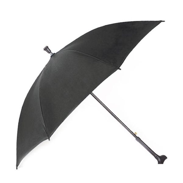 Umbrellas Umbrella muletas anti -atletas idosos long para a proteção UV Mulheres à prova de vento homens ensolarados de entrega de gotas de presentes personalizados