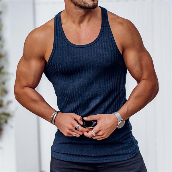 Erkek tank üstleri kamuflaj kas yeleği erkek yelek sporu giyim vücut geliştirme stringer tank üst erkekler eğitim kolsuz tişört fitness erkek tanktop 230531