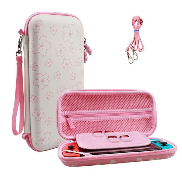 Sacos sakura portátil eva saco de armazenamento para nintendo switch console caso capa para nintend switch ns controlador saco acessórios do jogo