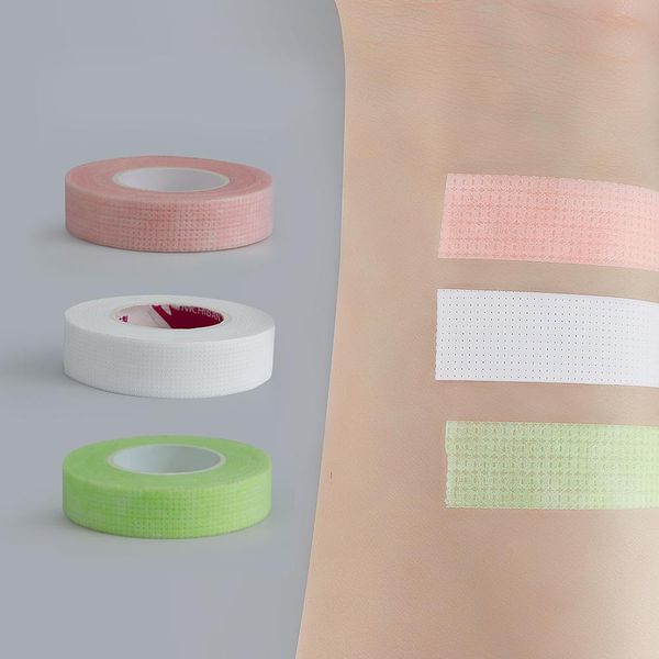 Bürsten 4 Stück Wimpernverlängerung Lint Atmungsaktives Vliesstoff-Klebeband Medizinisches Papierband für falsche Wimpern Patch-Make-up-Tools