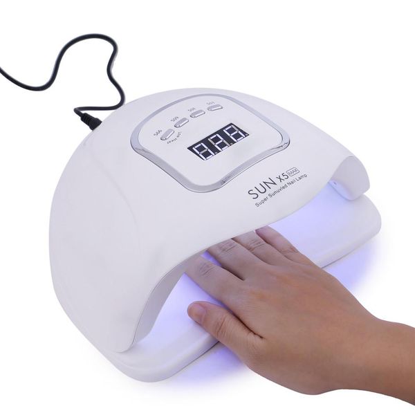 Asciugatura asciugatrice per asciugatura rapida gel di gel 45pc lampada LED UV per chiodi smalto gel con display LCD inferiore Strumenti di manicure a infrarossi