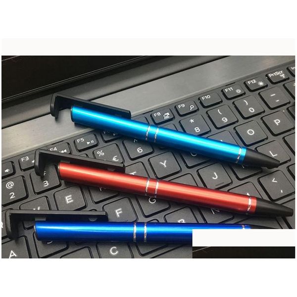 Multifunktionsstifte Metall-Stylus-Stift Kapazitiver Sn Hochempfindlicher Touch Office Mtifunktionale Werkzeuge Korkenzieher Kugelschreiber Vt1680 Drop DHR3A