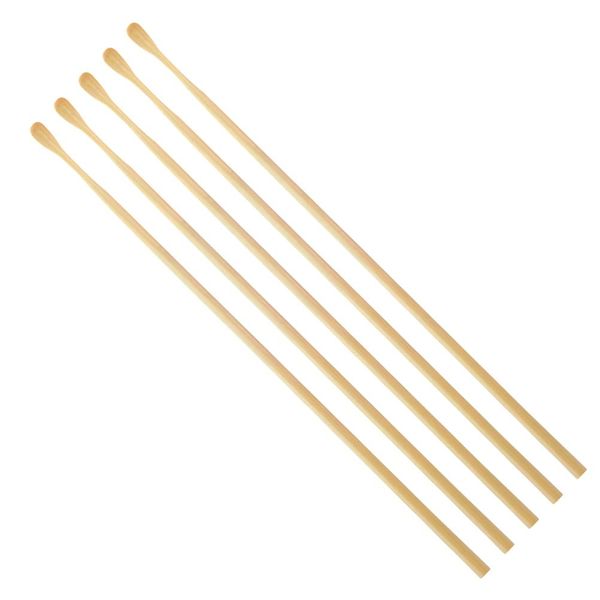 Aparadores 5pcs picareta de madeira Segurança Segurança Taseira de ordens de bambu Removedor de limpeza Ferramenta de saúde Supplias de saúde Ferramentas Corre as Ferramentas de Kits Definir Ear Picks