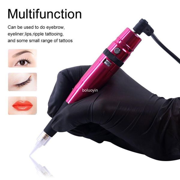 Maschine Heißer Verkauf Dermograph Schönheit Tattoo Maschine Universal Schweizer Motor Permanent Make-Up Augenbraue Eyeliner Lip Tattoo Stift Mit PMU Nadel