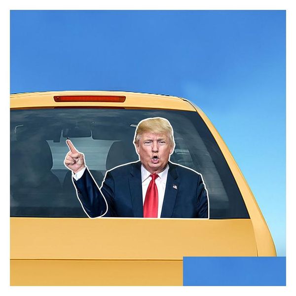 Outros adesivos decorativos Eleição presidencial dos EUA Adesivo de pára-brisa de carro Biden Trump American Wiper Vt1582 Drop Delivery Home Garden Dhbjd