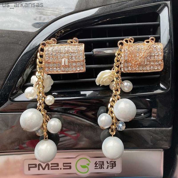 Auto Klimaanlage Steckdose Parfüm Clip Perle Handtasche Auto Aromatherapie Auto Parfüm kreative High Heels Auto Innenraum L230523