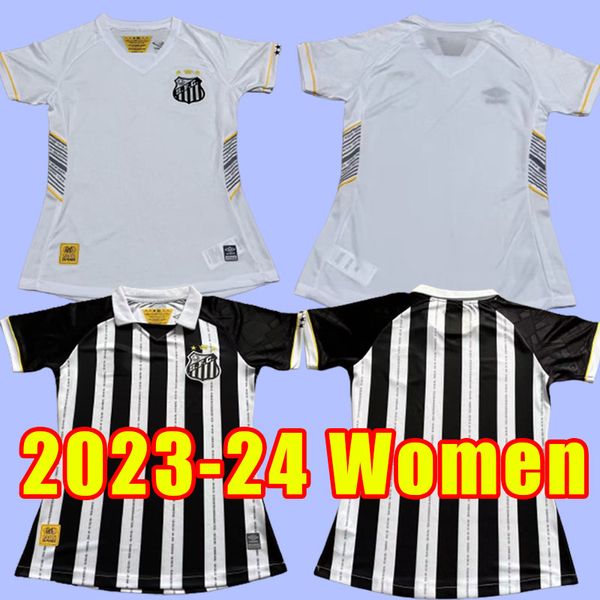 2023 2024 FC SANTOS camisas de futebol Felipe Jonatan Kaio Jorge Pinto Ramos PATO SANCHEZ SOTELDO camisa de futebol camisa casa fora mulheres menina