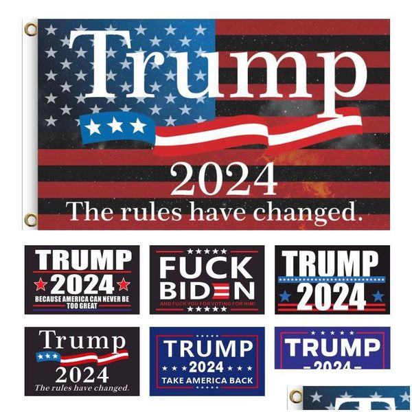 Banner Flags Trump 2024 Flag Election 3X5 Ft Donald Decor The Res Have Changed Biden Banners Vt0490 Drop Delivery Home Garden Festiv Dhuci