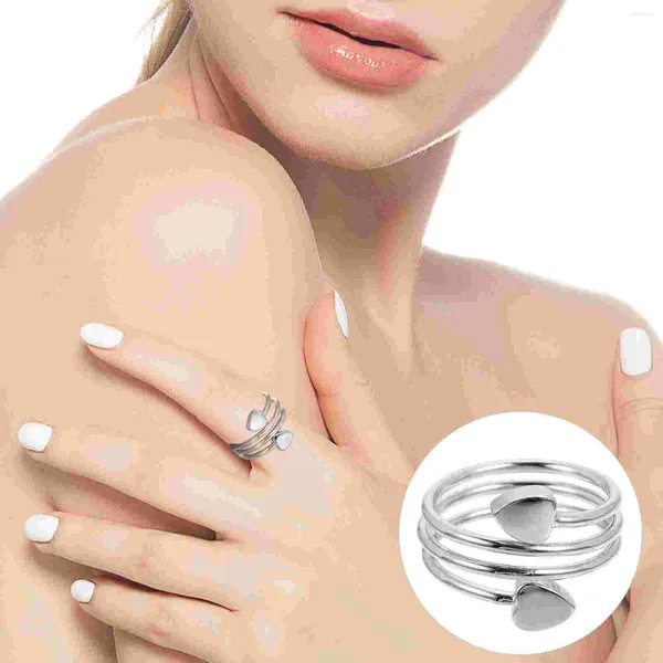Кластерные кольца 1pc формы сердца Магнит Кольцо пальца энергия для женщин