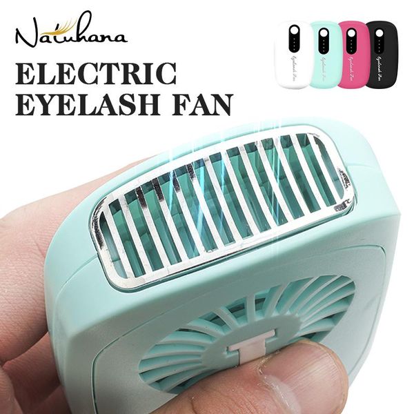 Bürsten NATUHANA USB-Aufladung Wimpern Trockner Pflanze Falsche Wimpern klingenlos Ventilator Stromverbrauch Wetter Maschine Orgel Make-up-Tool