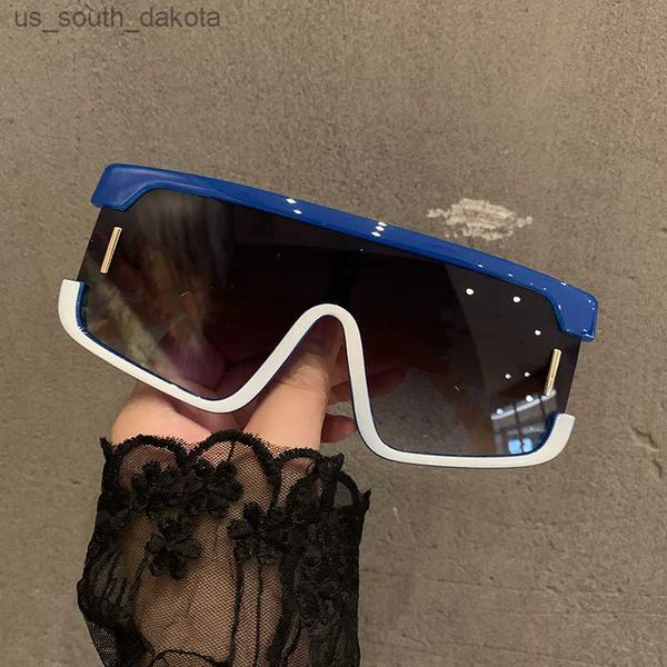 MS 2021New Brand Designer Sunglasses Женские негабаритные женские очки для женщин или мужчин UV400 L230523