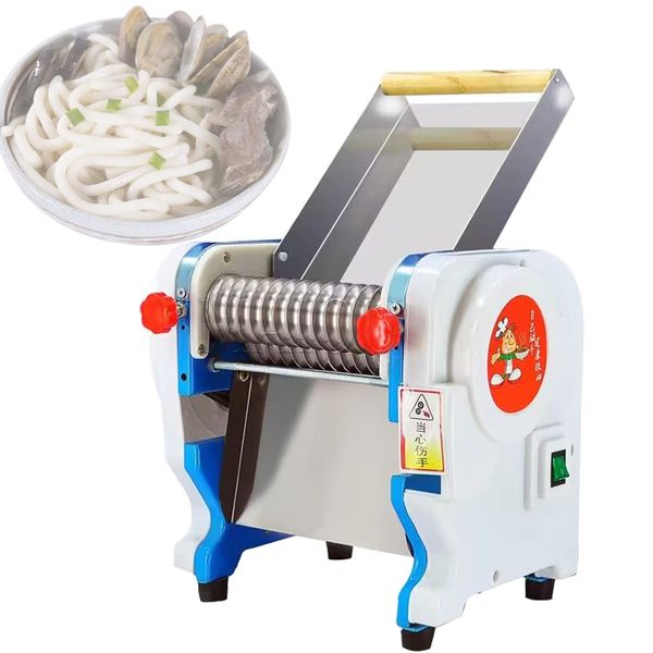 550W 110V 220V Automatische kommerzielle elektrische Nudelherstellungsmaschine 20CM Roller Round Noodle Maker Machine