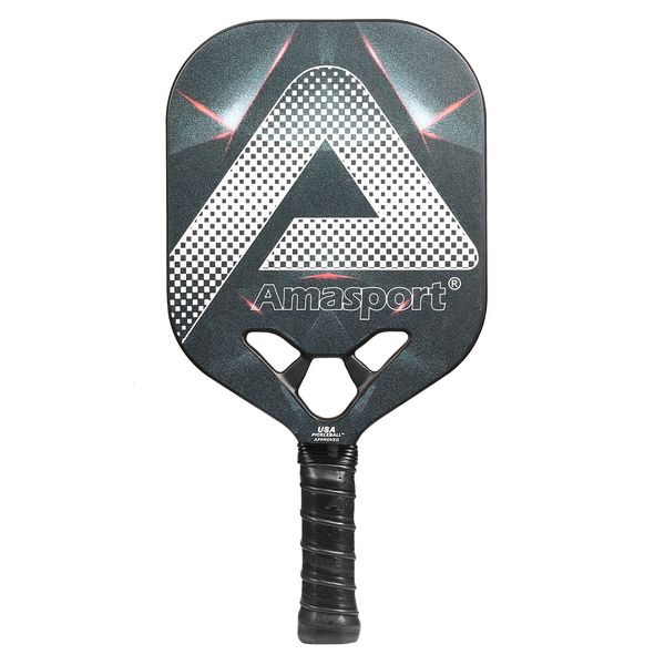 Tennisschläger AMASPORT Pro 1M Pickleball Paddle Racket Widebody Shapes DuraEdge Edgeless 230531
