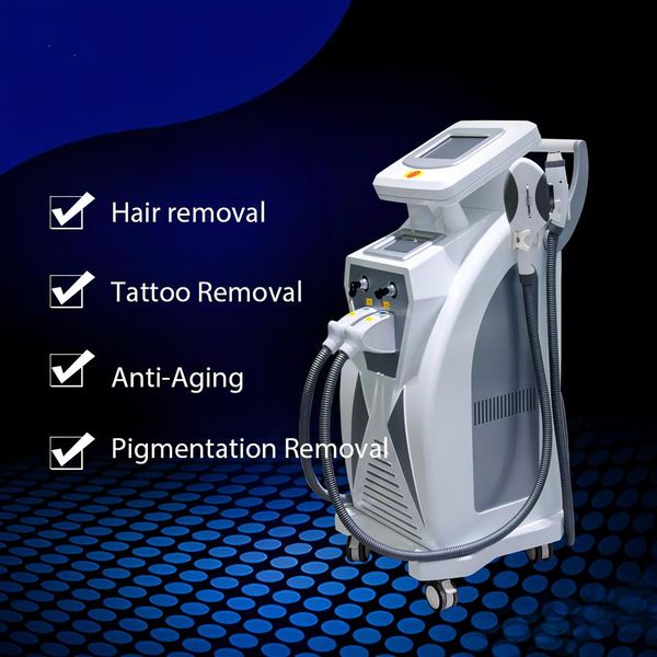 Macchina laser multifunzione ipl depilazione cura della pelle Apparecchiatura di bellezza in vendita Elight Opt Ipl RF ND-YAG laser Ringiovanimento della pelle pigmento vascolare terapia dell'acne