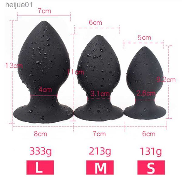 Brinquedos para adultos plugue anal enorme espremível com otário silicone plugue anal macio espéculo ânus massageador de próstata pesado brinquedos sexuais anais para mulheres e homens L230518