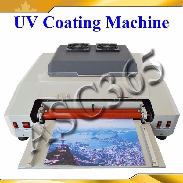 Laminator geniş 13in 330mm UV kaplama makinesi 220V baskı ekipmanından sonra laminasyon