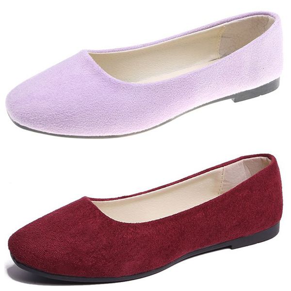 Модная рабочая обувь с плоским дном для конфет Greenyellow Red Комфортная замшевая одежда для женской обувь, студенческая обувь